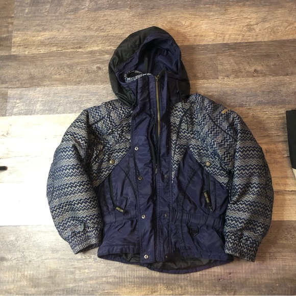 Authentic To The Corps ski pants/jacket jacket is torn on back neck area vintage - Picture 11 of 16